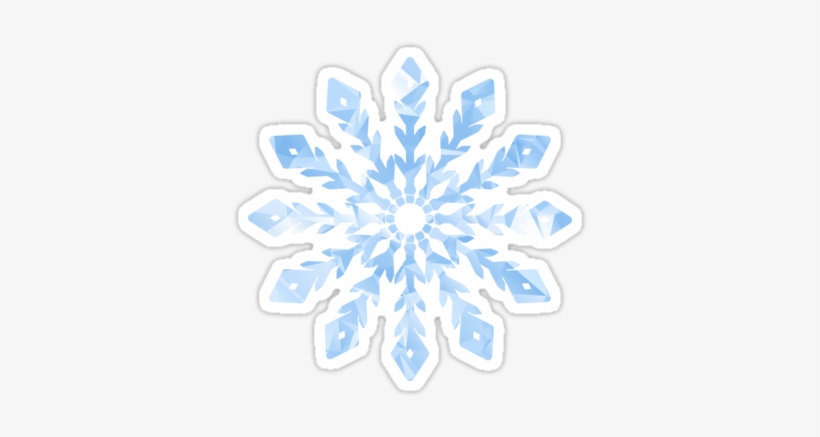 Blue Snowflake Low Poly Style • Also Buy This Artwork - Emblem, transparent png