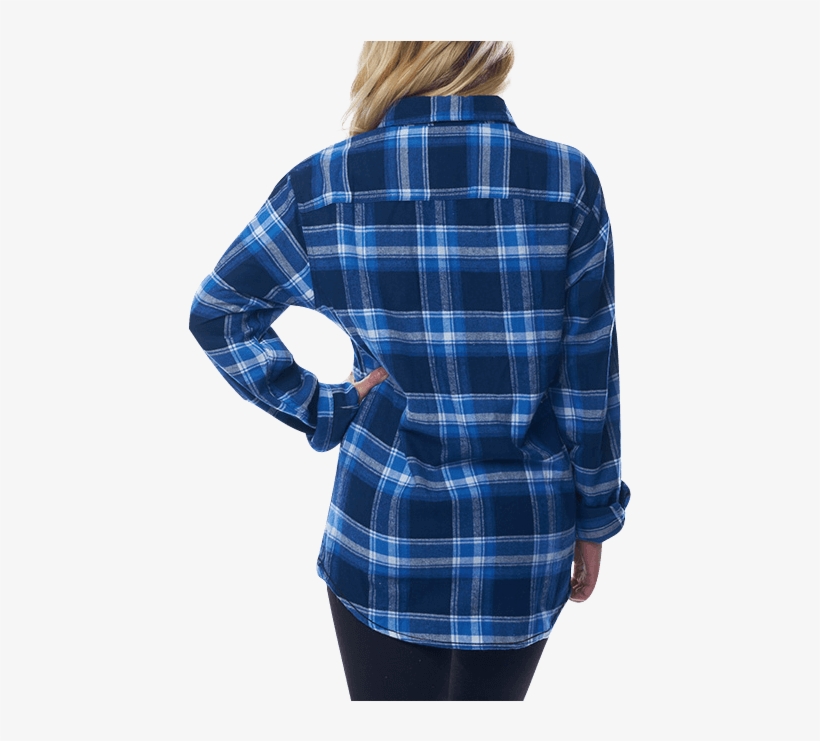 Long Sleeve Flannel Shirt - Plaid, transparent png