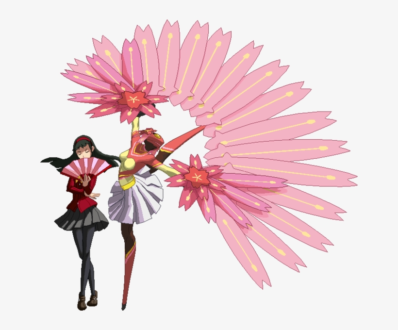 654px-p4arena Yukiko - - Aster, transparent png