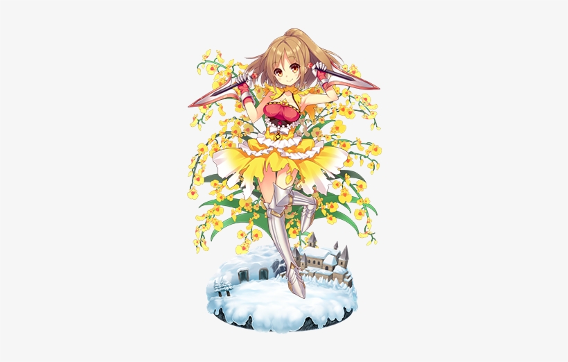 Best Flower Knight Girl, Top - Flower Knight Girl Oncidium, transparent png
