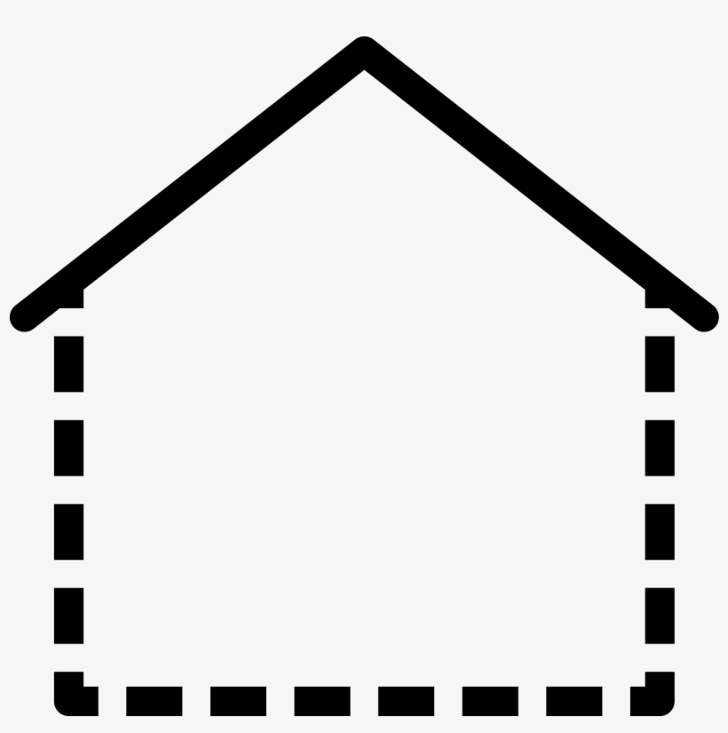 This Shape's Bottom And Sides Are Dotted Lines That - Zip Code Icon Png, transparent png