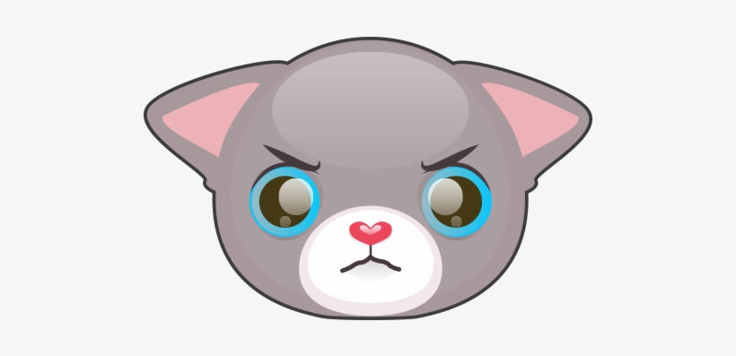 Cute Cat And Kitten Emoji Messages Sticker-8 - Cat, transparent png