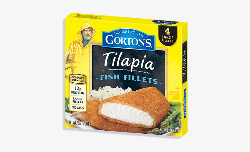 Premium Tilapia Fillets - Gorton's Tilapia, transparent png