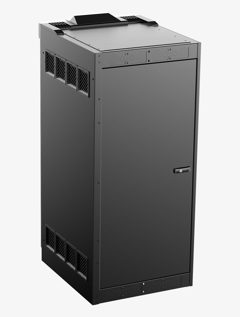 Texas Tough 25ru 25" Deep Rack With Plexi Door - Computer Hardware, transparent png