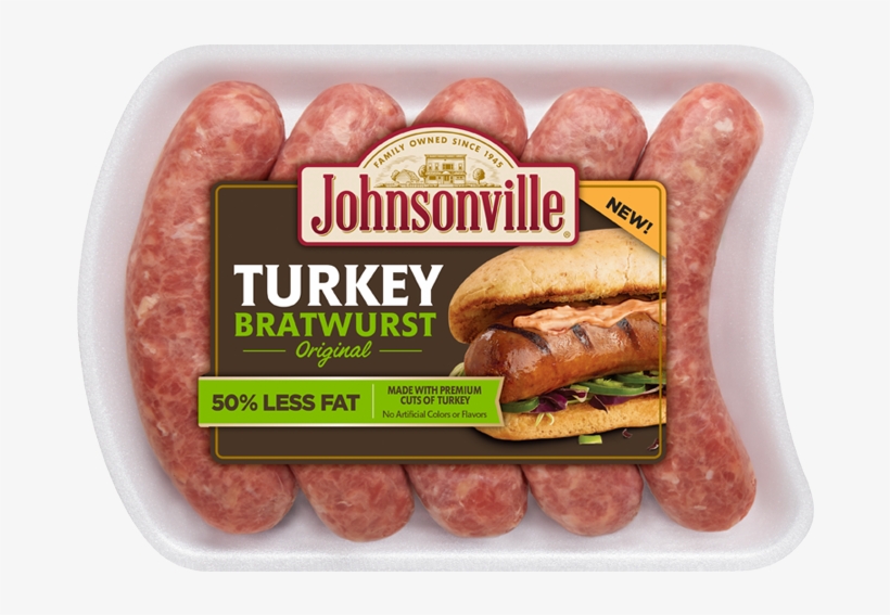 Product Image - Johnsonville Turkey Brats, transparent png