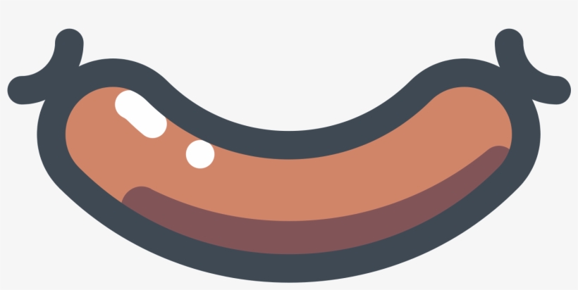 Grilled Sausage Icon - Sausages Icon, transparent png