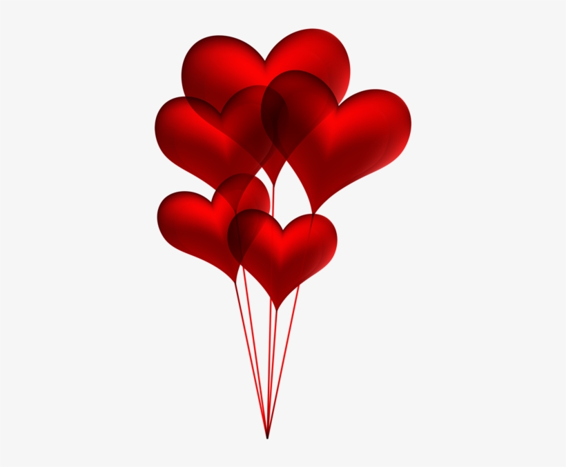 0, - Heart Balloons Clip Art, transparent png