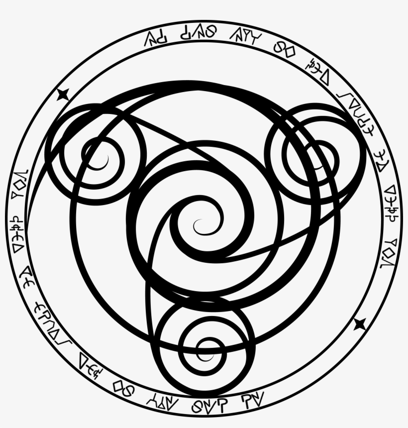 Spirit Runes Circle Symbol, Magic Circle, Alchemy Symbols, - Wheel, transparent png