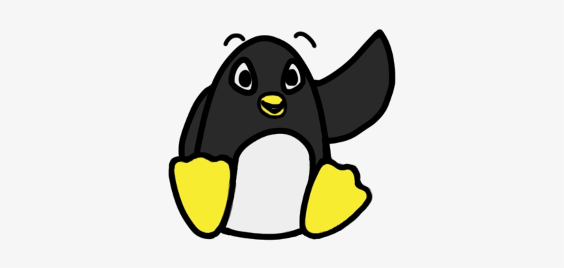 Nate The Linux Penguin - Linux, transparent png