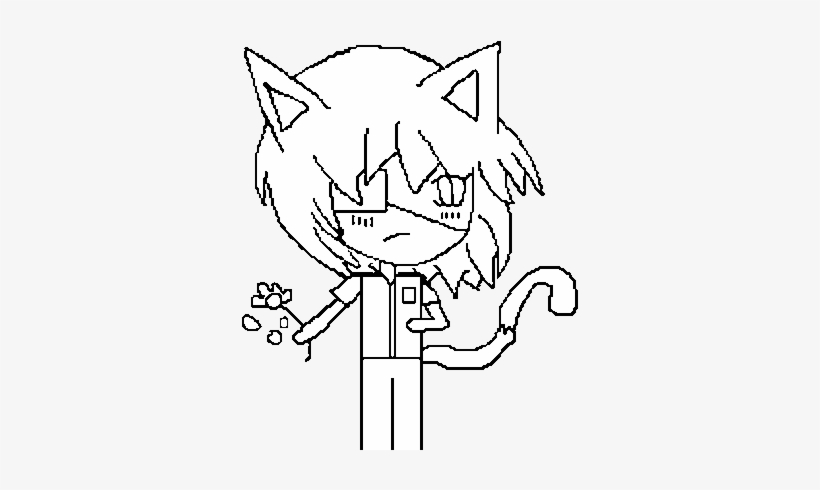 Dibujo De Chico Neko Para Colorear - Chico Neko Dibujo, transparent png