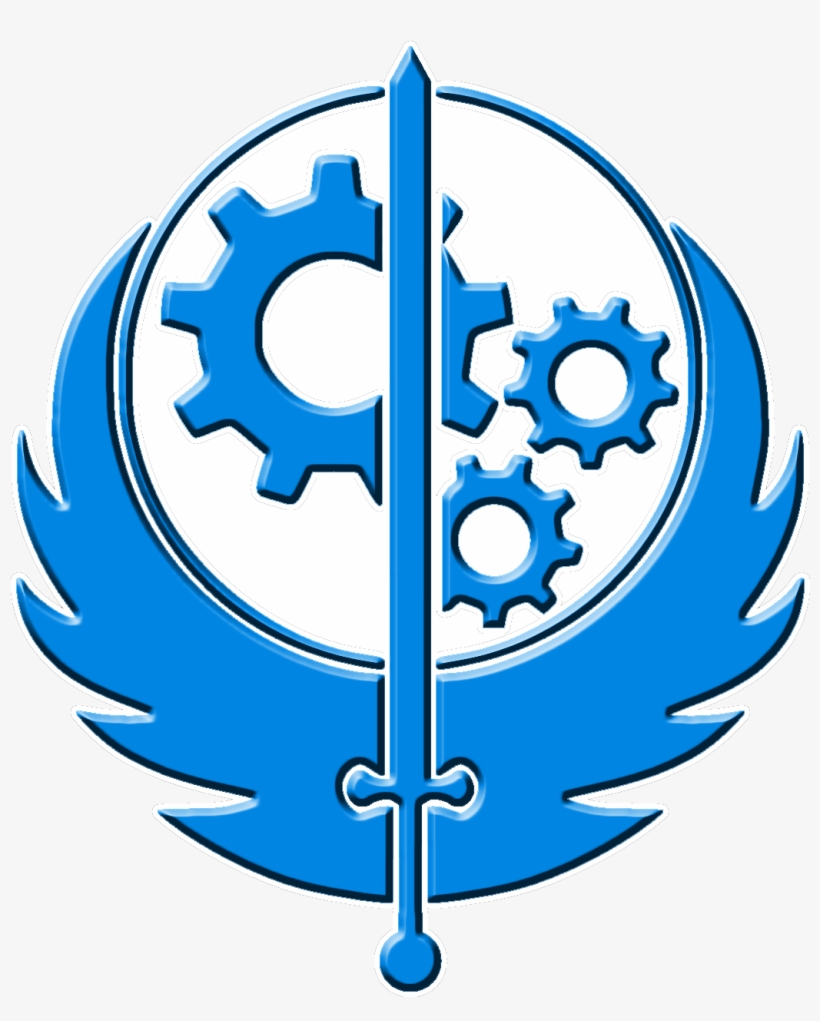 Fot Bos Insignia - Midwestern Brotherhood Of Steel Logo, transparent png