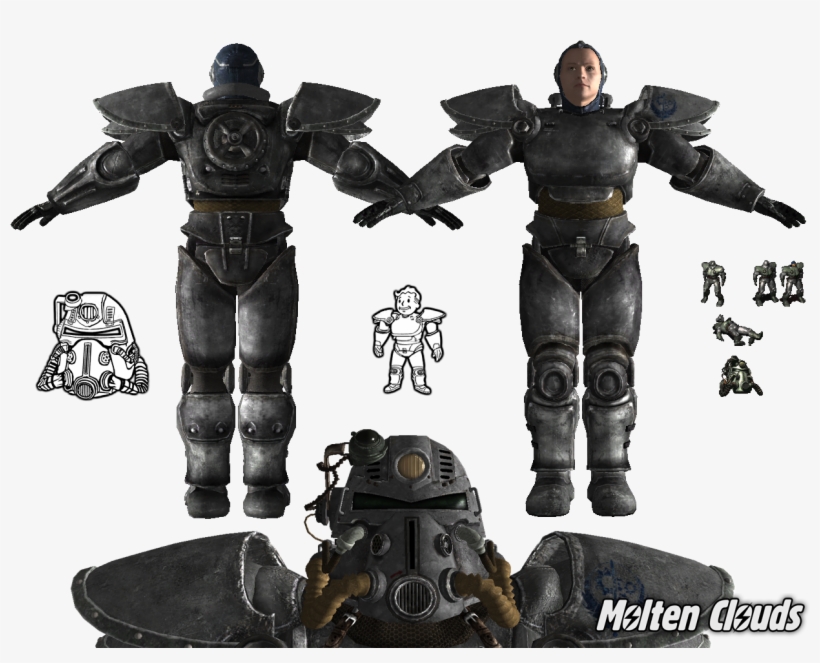 Report Rss Brotherhood T-51b Power Armor - T 51b, transparent png