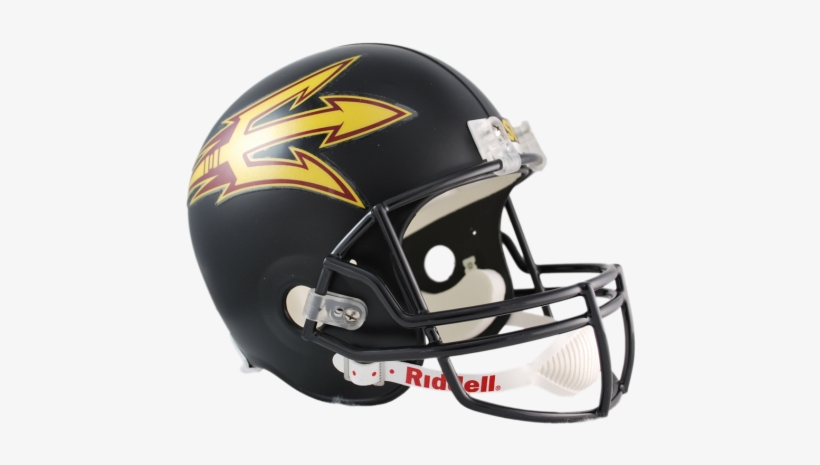 Arizona State Black Vsr4 Replica Helmet - Riddell Arizona State Sun Devils Maroon Replica Full-size, transparent png