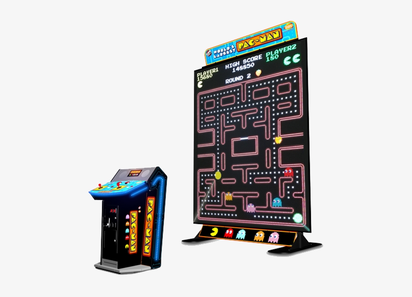 Bandai Namco Worlds Largest Pac Man/galaga Machine - Worlds Largest Pacman Arcade, transparent png