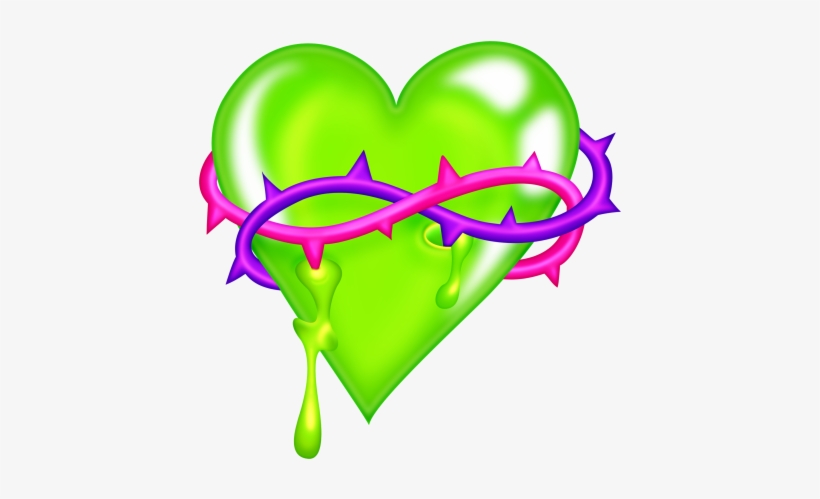 1986 Альбом «♥♥скрап Наборы 9♥♥♥ / Funky Neon» На Яндекс - Gothic Heart Clipart, transparent png