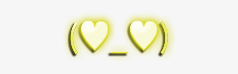 Neon Retro Emoji Messages Sticker-2 - Heart, transparent png