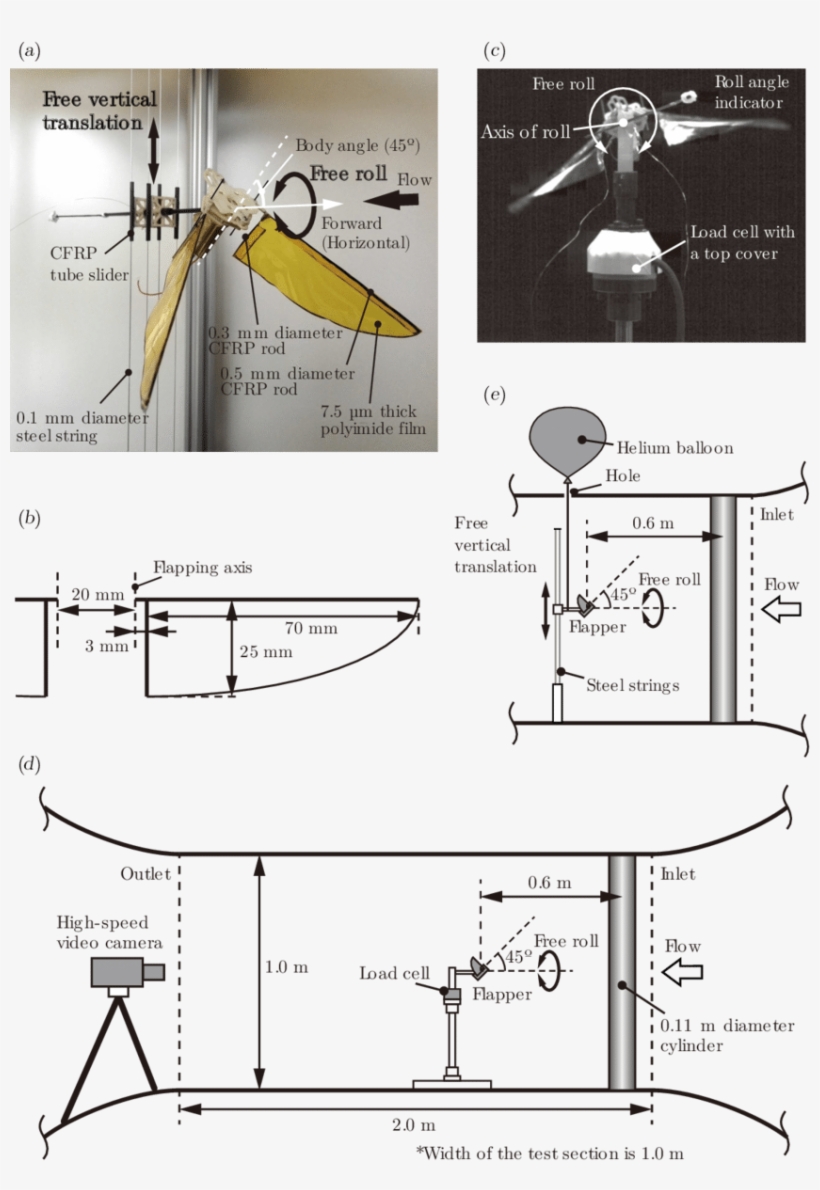 Robotic Flapper Attached On A Roll Bearing And Vertical - Drawing, transparent png