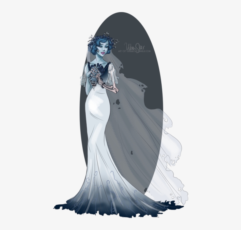 Emily Reimagined As Unfortunate Bride In The 20′s - Illustration, transparent png