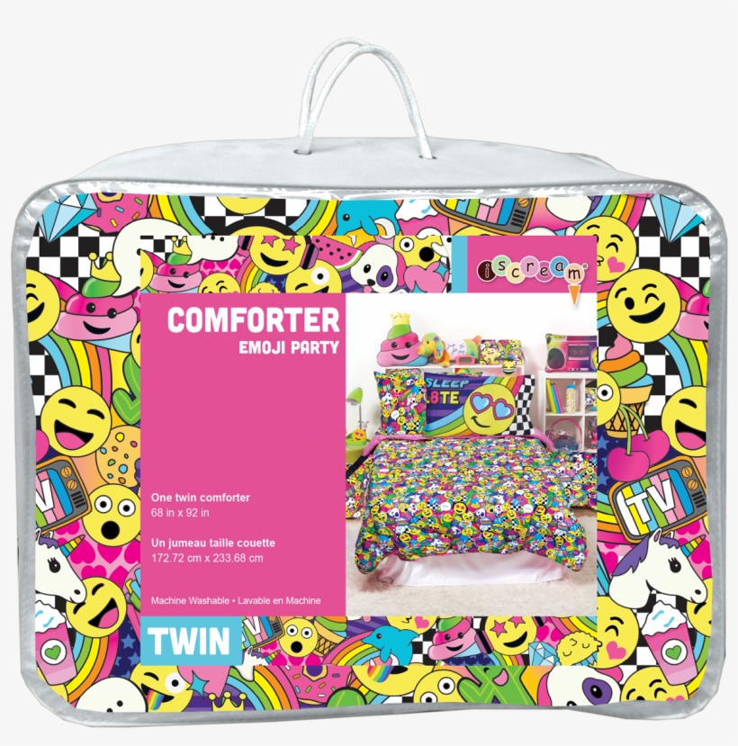 How Big Is A Twin Xl Comforter What Is The Difference - Emoji Bed Sets Twin, transparent png