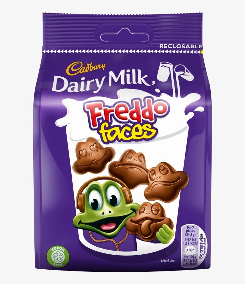 Cheeky, Happy, Silly Little Faces, Lots Of Fun Delicious - Cadbury Dairy Milk Freddo Faces, transparent png