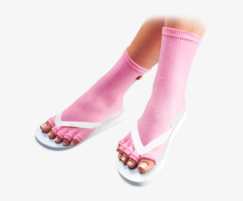 Pink Pedicure Socks - Pedisavers Toe Separator Pedicure Socks, Pink, transparent png