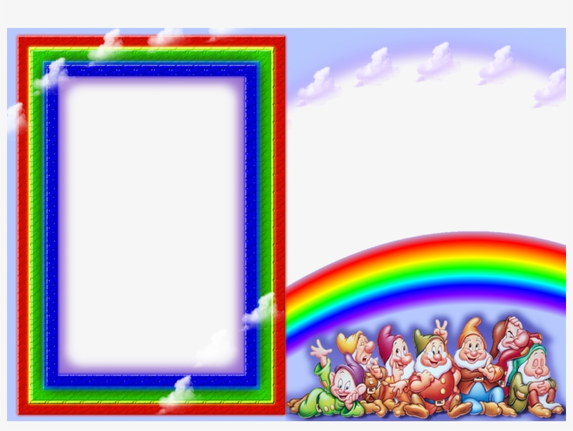 Rainbow Frame Wallpapers Hd - White And The Seven Dwarfs, transparent png