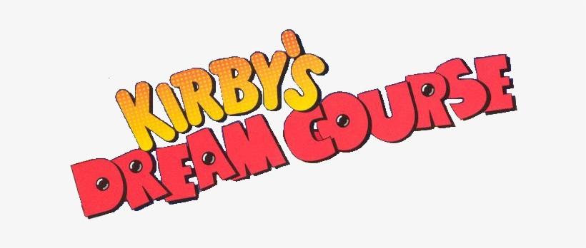 Kirby's Dream Course Logo, transparent png
