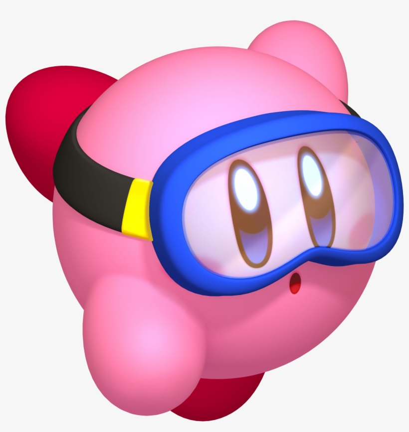 Kirby5 - Kirby Nightmare In Dreamland Swim, transparent png