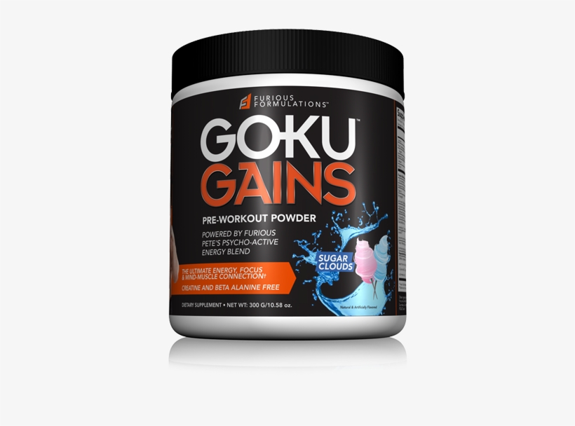 Goku Gains 3-pack Stack - Goku Gains Pre Workout, transparent png