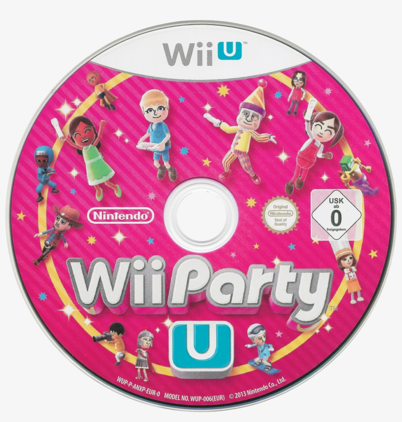 Wii Party U - Wii Party U Disc, transparent png