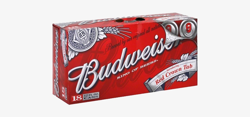 Budweiser 18pk Cans - Budweiser 18 Cans 12 Oz, transparent png