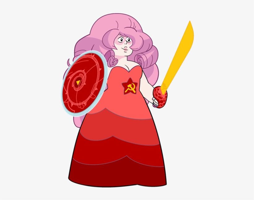 Today's Communist Character Of The Day Is Rose Quartz - Cartoon, transparent png