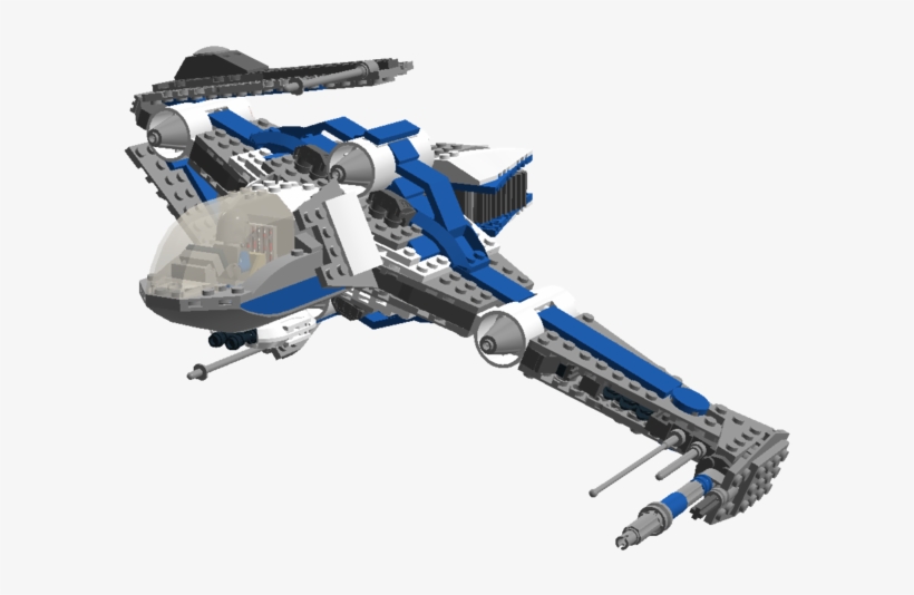 Mandalorian Heavy Fighter, By Bob De Quatre - Helicopter Rotor, transparent png