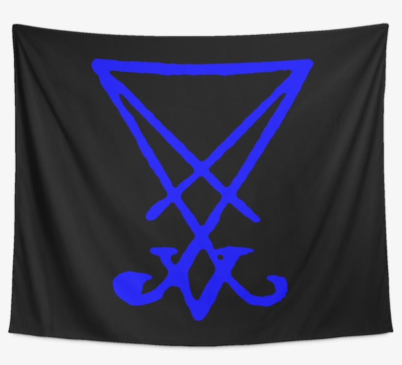Lucifer Sigil Tapestry - Flag, transparent png