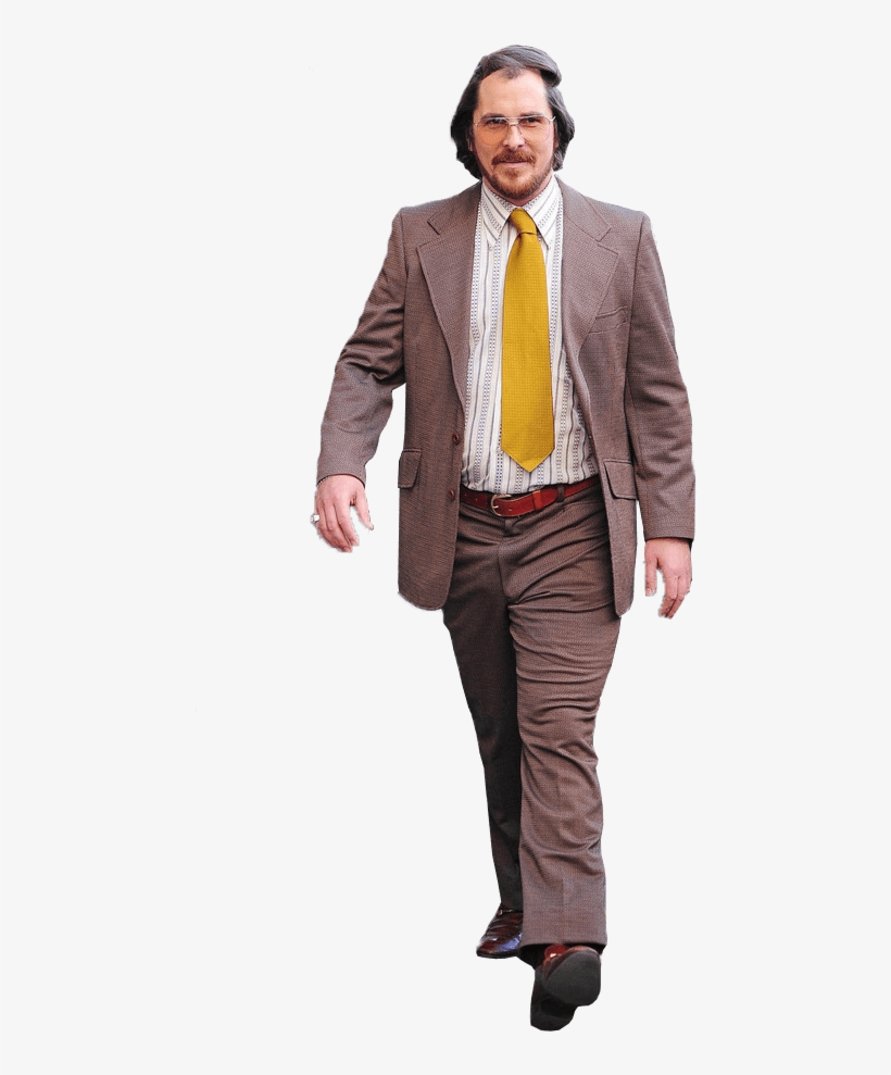 Christian Bale American Hustle - Transparent Background Man Png File, transparent png