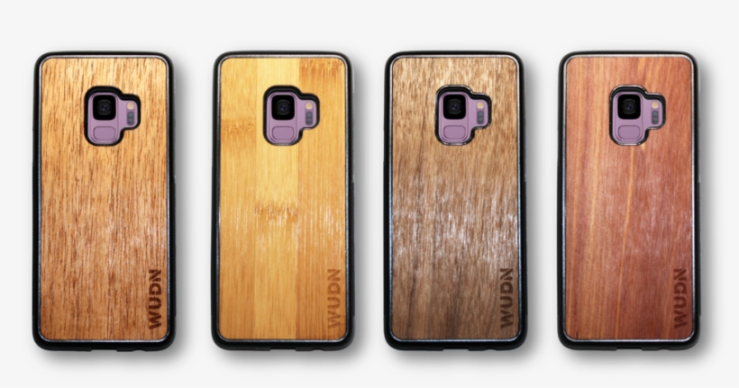 Wudn Real Wood Phone Case For The Samsung Galaxy S9 - Carved Galaxy Case, transparent png