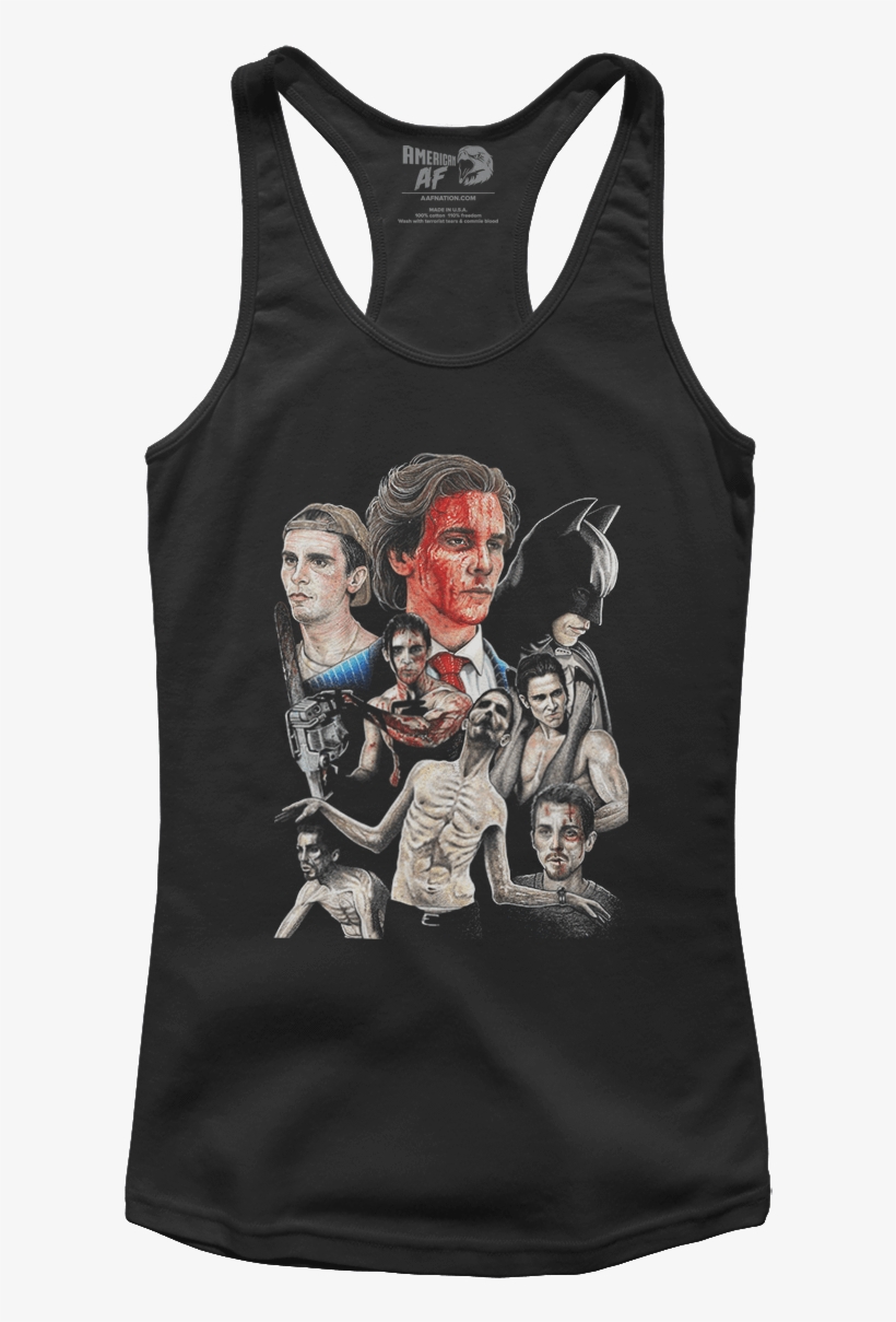 Inked Christian Bale - Johnny Cash Quote (ladies) - Ct2 - Racerback Tank /, transparent png