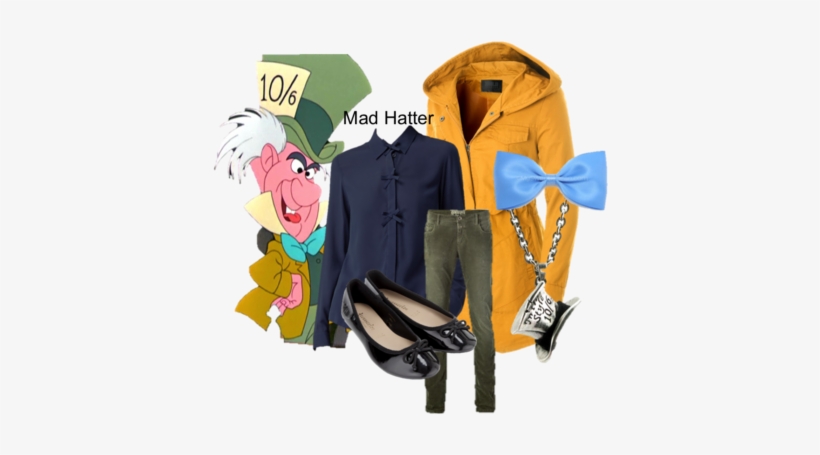 Alice In Wonderland, Animated, And Bow Image - Alice In Wonderland Mad Hatter Tutu Costume, transparent png