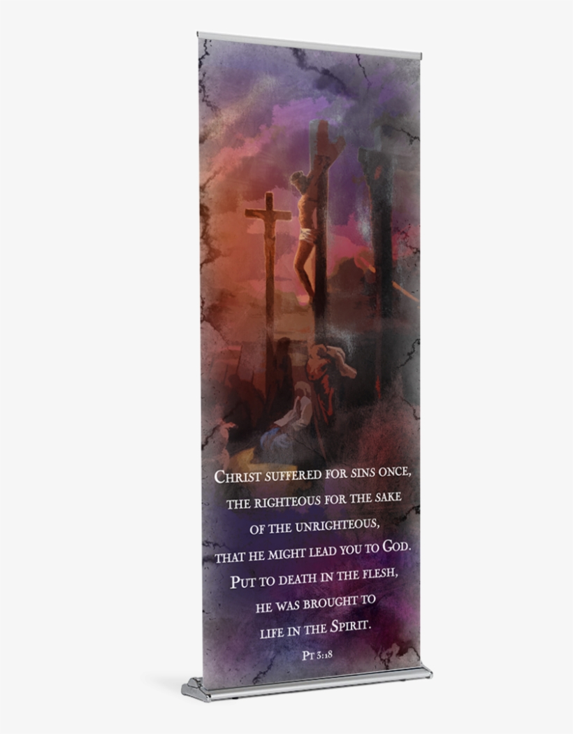 Palm Sunday Crucifix Banner - Flyer, transparent png
