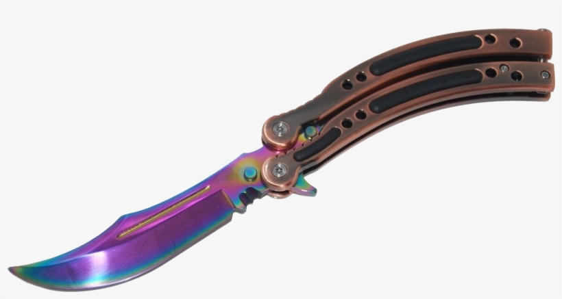 Butterfly Knife Fade Real Life - Fade Kunai Png, transparent png