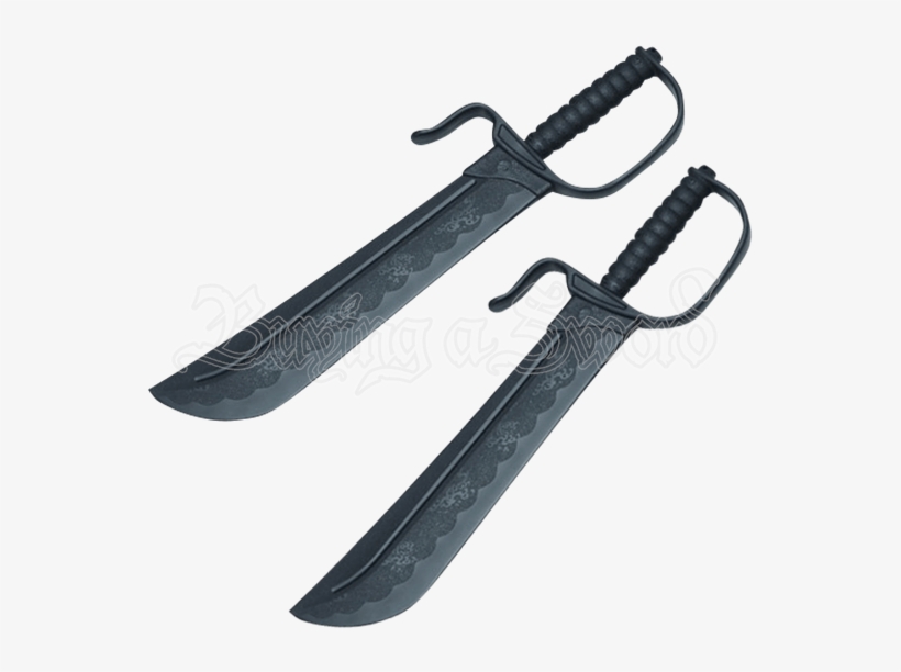 Polypropylene Butterfly Swords - Tonfa Handle Butterfly Sword, transparent png