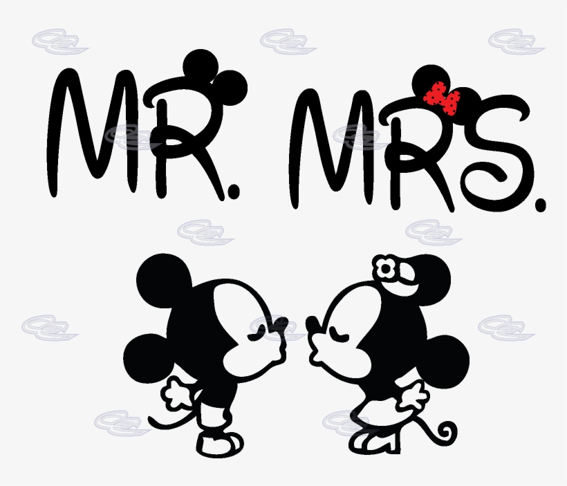 Kisses Clipart Minnie Mouse - Mickey Y Minnie Png, transparent png