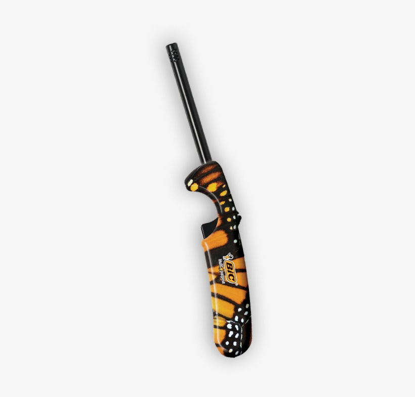 A Multi Use Lighter In The Style Of A Butterfly Png - Bic, transparent png