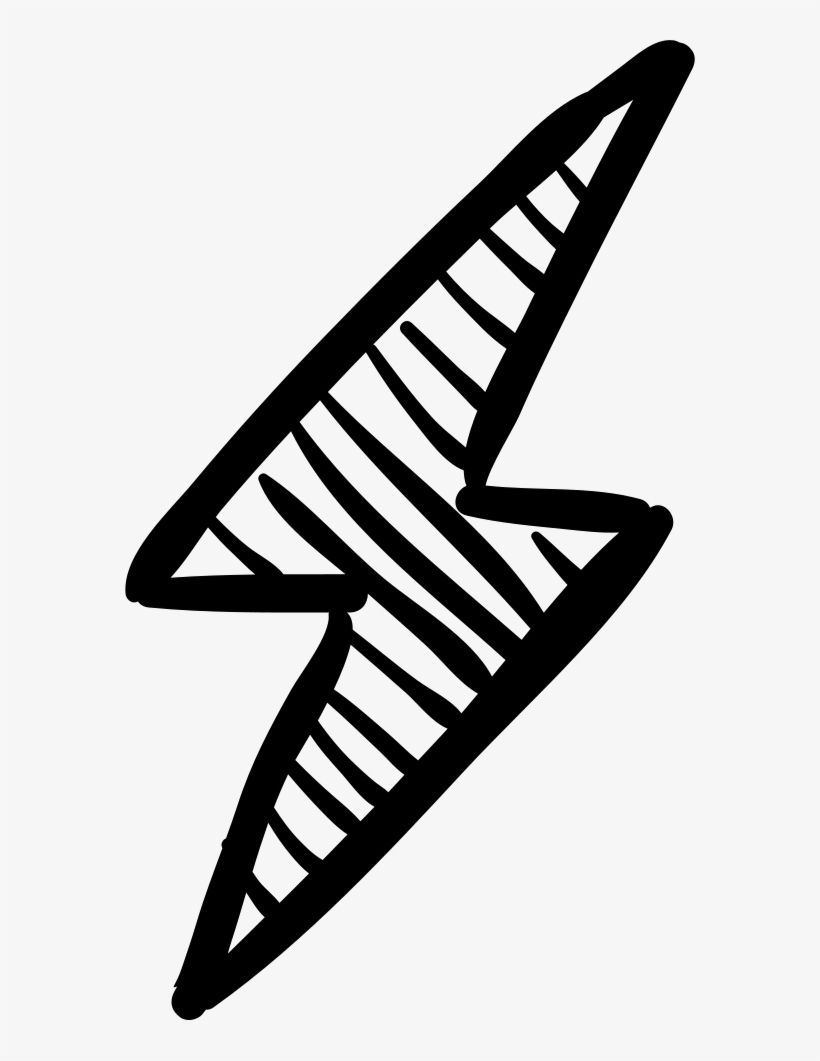 Flash Bolt Sketch Comments - Sketch Flash Png, transparent png