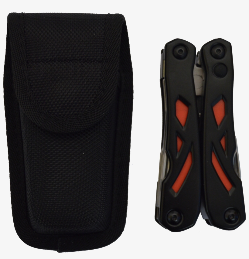 Flash Tool Multi Tool In Black And Red Closed, transparent png