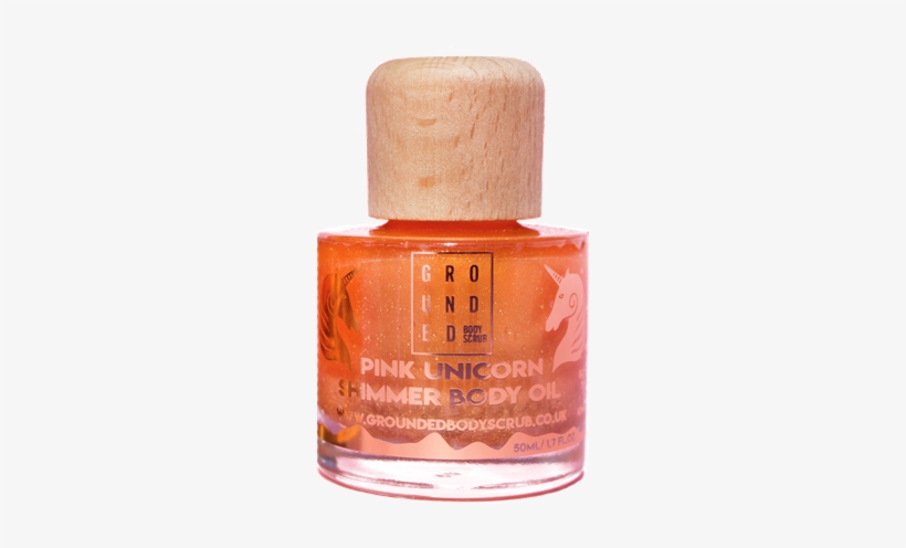 Selected New Pink Unicorn Glow Shimmer Body Oil Available - Gold, transparent png