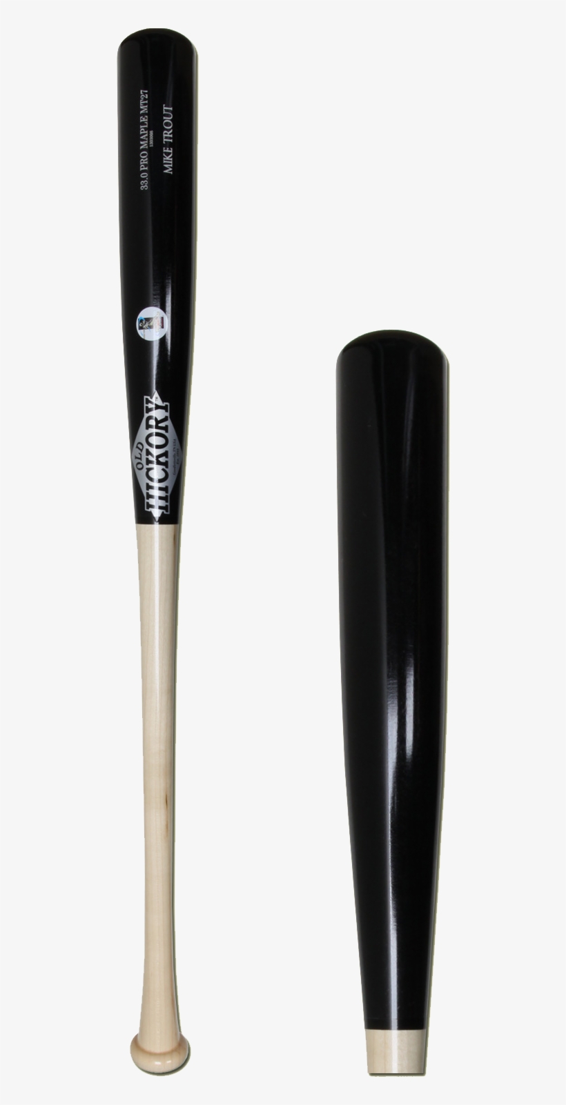 Mike Trout Maple Wood Baseball Bat - Old Hickory Mike Trout Mt27a Adult, transparent png