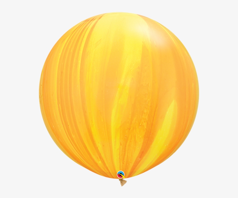 Superagates Yellow Orange 30″ Balloons - Balloon, transparent png