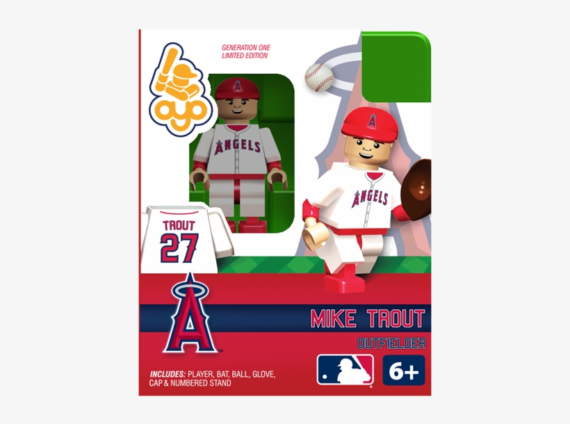 Los Angeles Angels, Minifigure - Mlb Los Angeles Angels Oyo Figure, transparent png