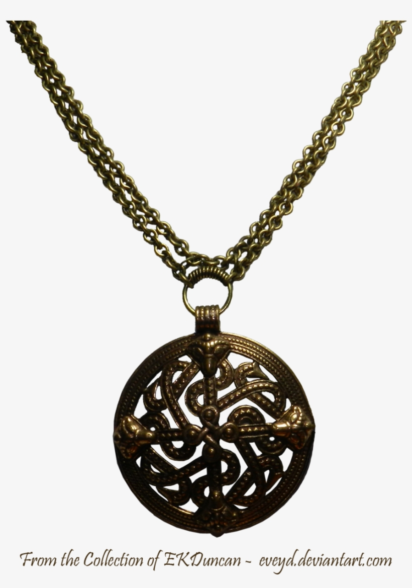 Vintage Viking Shield Necklace By Eveyd - Viking Necklace Png, transparent png